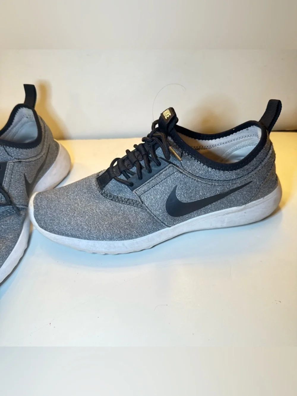 Nike Grey and Black Casual Trainers